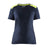 Blaklader Women's T-Shirt 3479 #colour_dark-navy-blue-hi-vis-yellow