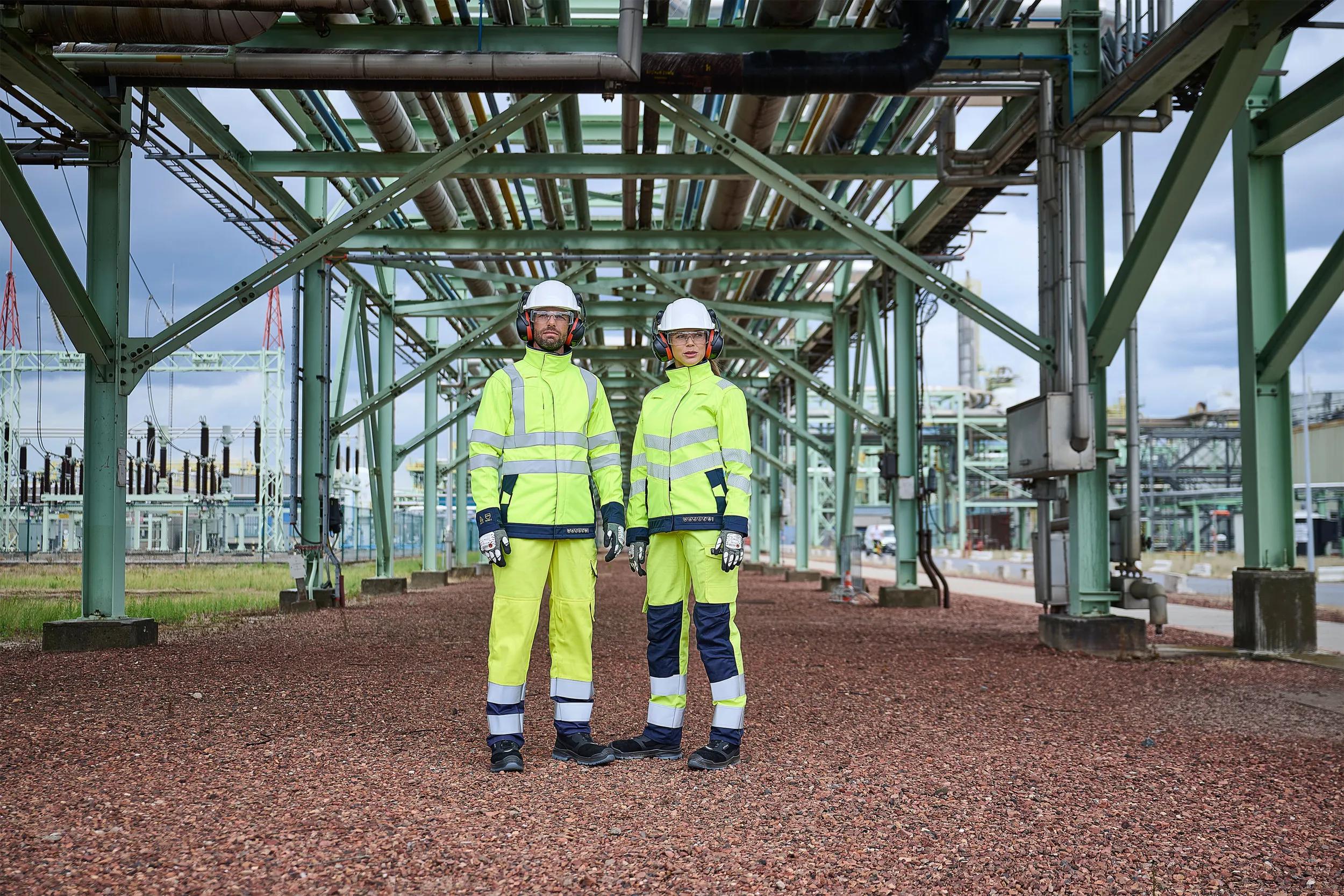 Sioen Playford Hi-Vis Softshell With Arc Protection