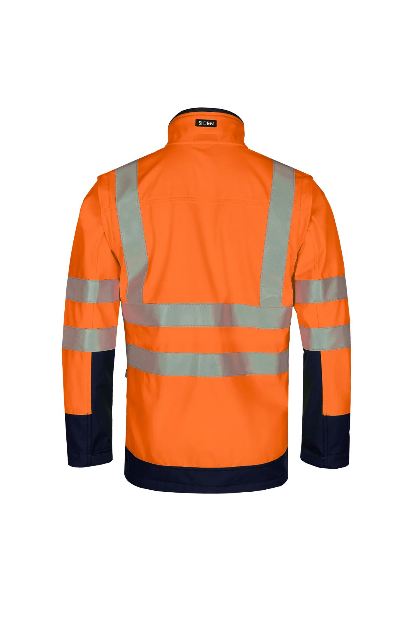 Sioen Heatherton Flame Retardant Anti-Static Hi-Vis Softshell With Detachable Sleeves