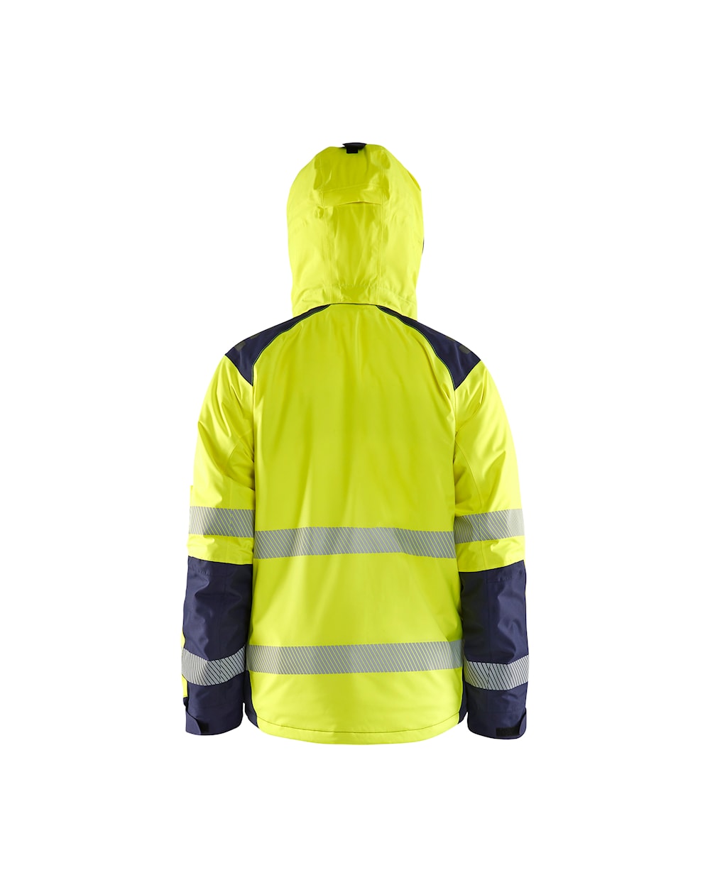 Blaklader Winter Jacket Hi-Vis 4455 #colour_hi-vis-yellow-navy-blue