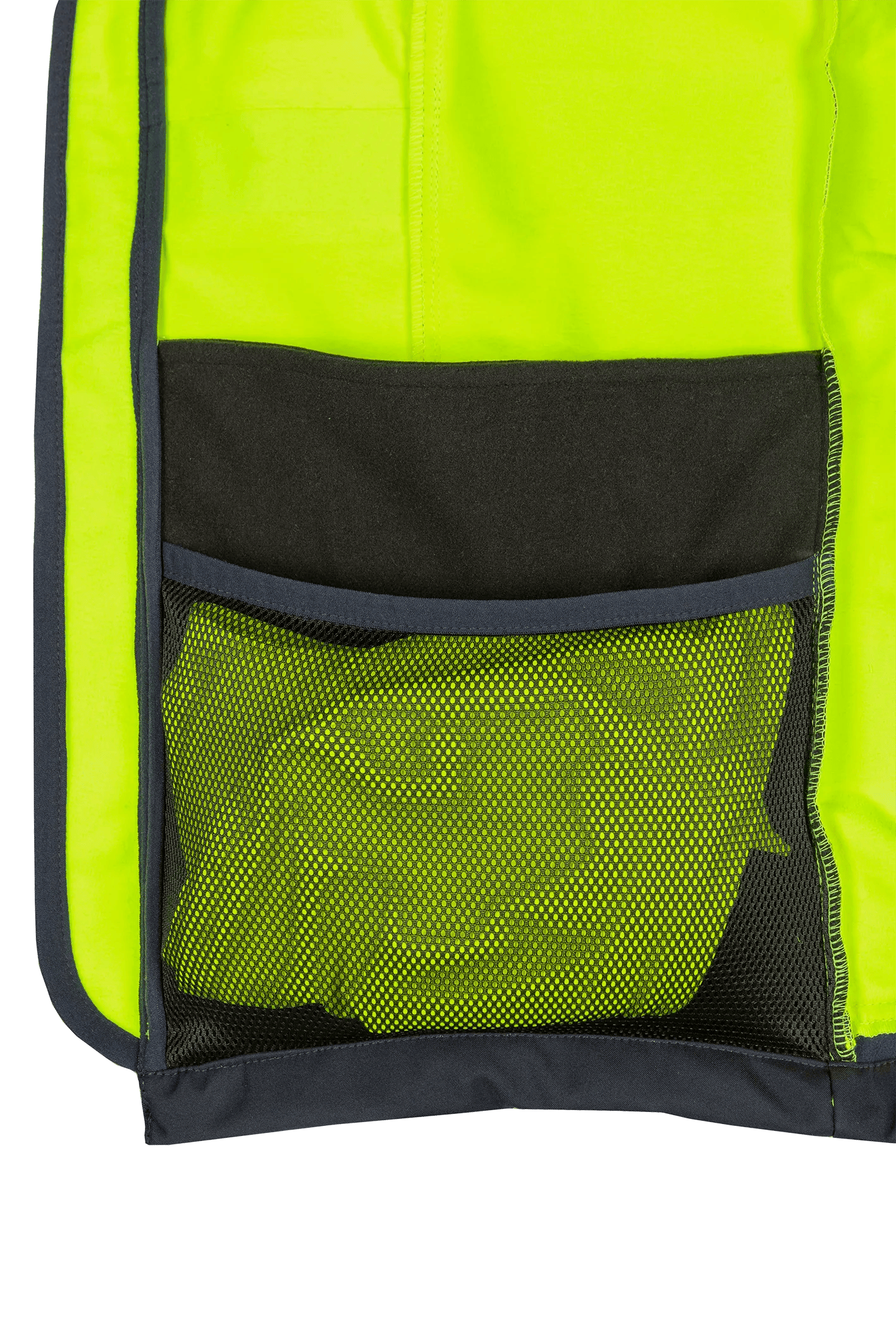 Sioen Fuller Laminated Hi-Vis Softshell Jacket With Detachable Hood