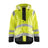 Blaklader Rain Jacket Hi-Vis Level 3 4327 #colour_hi-vis-yellow-black