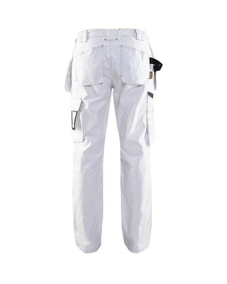 Blaklader Women's Painter Trousers 7131 #colour_white-dark-grey