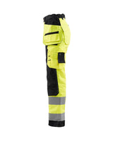 Blaklader Women's Hi-Vis Trousers 7156 #colour_hi-vis-yellow-black