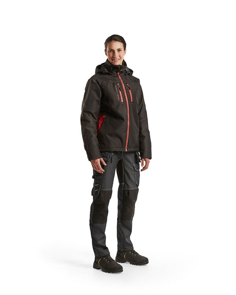 Blaklader Women's Lightweight Lined Functional Jacket 4972 #colour_black-red