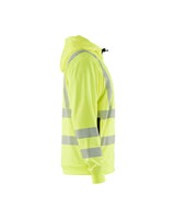 Blaklader Hi-Vis Hoodie Full-Zip 3565 #colour_hi-vis-yellow