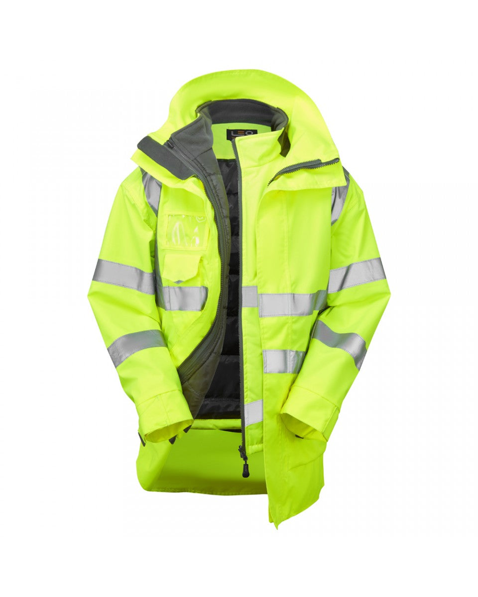 Leo Workwear CLOVELLY + TORRINGTON Leo 3-in-1 Anorak + Bodywarmer