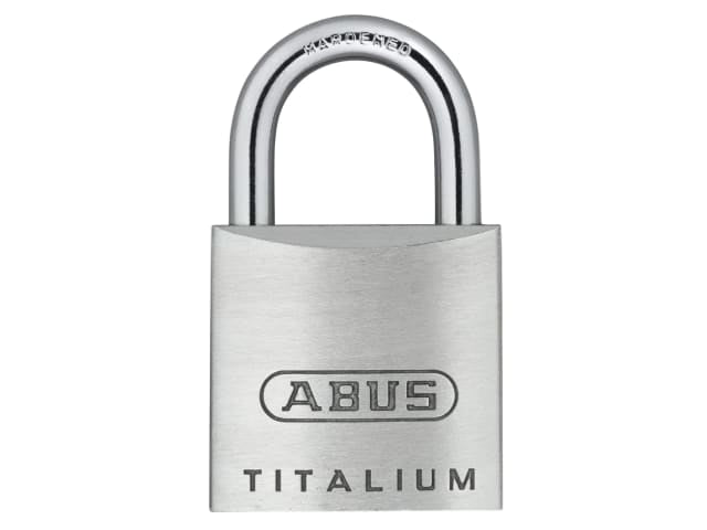 ABUS Mechanical 64TI/25mm TITALIUM Padlock Carded