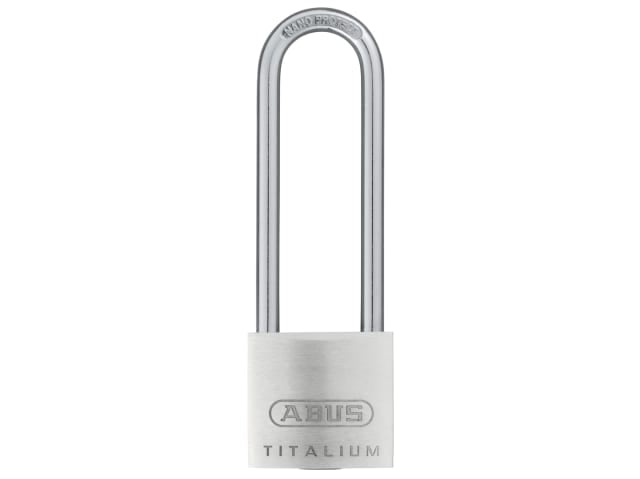 ABUS Mechanical 64TI/30mm TITALIUM Padlock 60mm Long Shackle Keyed Alike KA6311