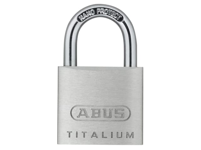 ABUS Mechanical 64TI/30mm TITALIUM Padlock Keyed Alike KA6311