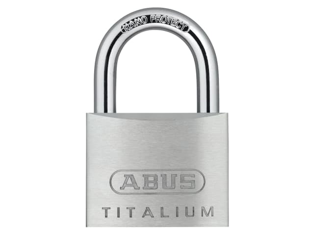 ABUS Mechanical 64TI/50mm TITALIUM Padlock Carded