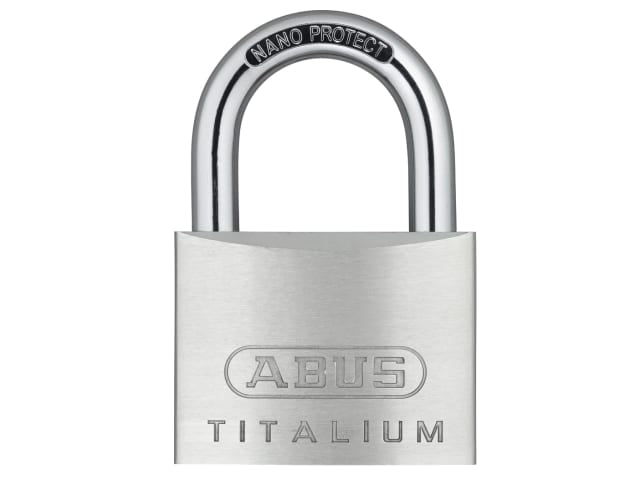 ABUS Mechanical 64TI/60mm TITALIUM Padlock Keyed Alike KA6607