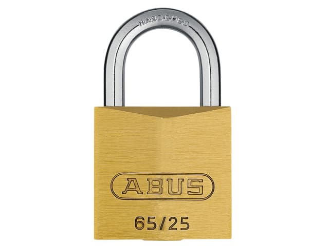 ABUS Mechanical 65/25mm Brass Padlock Keyed Alike 254