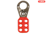 ABUS Mechanical 701 Lockout Hasp 25mm (1in) Red