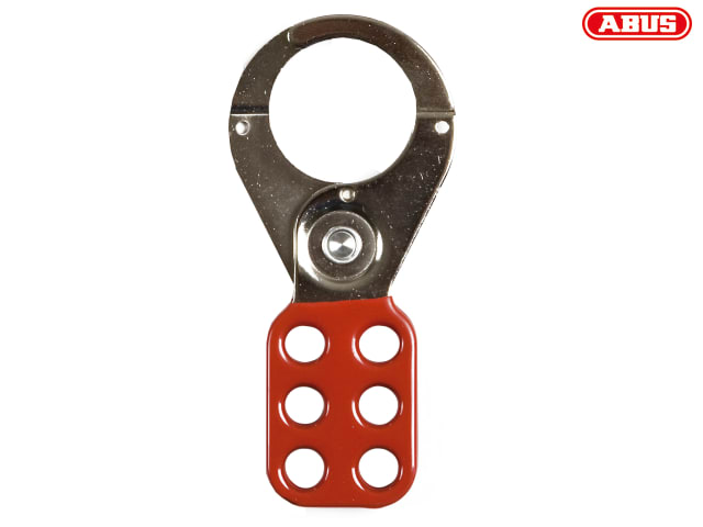 ABUS Mechanical 702 Lock Off Hasp 38mm (1.1/2in) Red