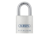 ABUS Mechanical 80TI/40mm TITALIUM Padlock Keyed Alike KA8011