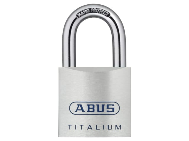 ABUS Mechanical 80TI/50mm TITALIUM Padlock Carded