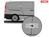 ABUS Mechanical 142 Series Sliding Door Van Lock & 23/70mm Diskus® Padlock