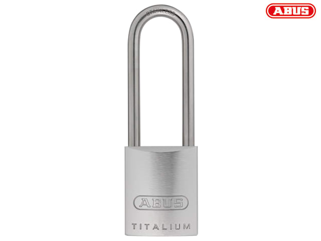 ABUS Mechanical 86TI/45mm TITALIUM Padlock Without Cylinder 70mm Long Stainless Steel Shackle