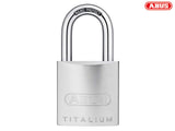 ABUS Mechanical 86TI/55mm TITALIUM Padlock Without Cylinder