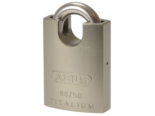 ABUS Mechanical 90RK/50mm TITALIUM Padlock Closed Shackle Keyed Alike 2745