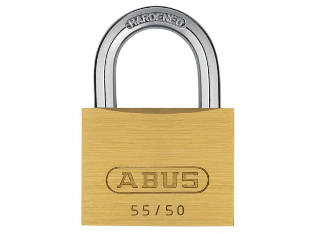 ABUS Mechanical 55/50mm Brass Padlock Keyed Alike 5502