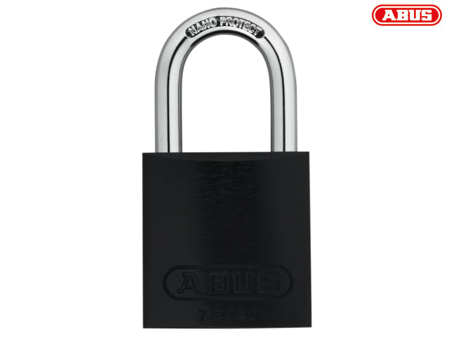 ABUS Mechanical 72/40mm Aluminium Padlock Black Keyed Alike TT00260