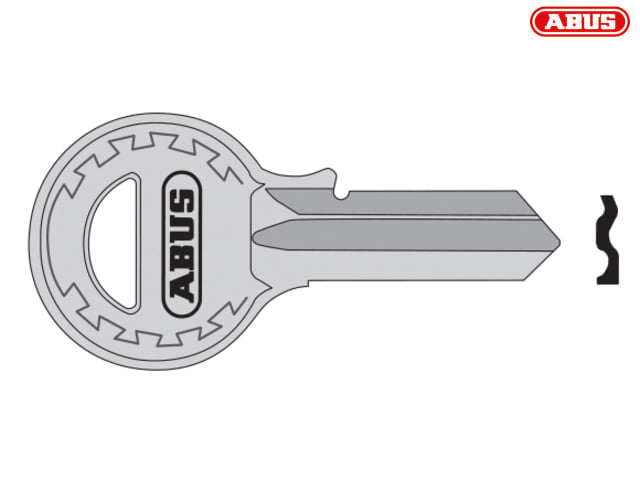 ABUS Mechanical T84/40 40mm Left Hand Key Blank 08682