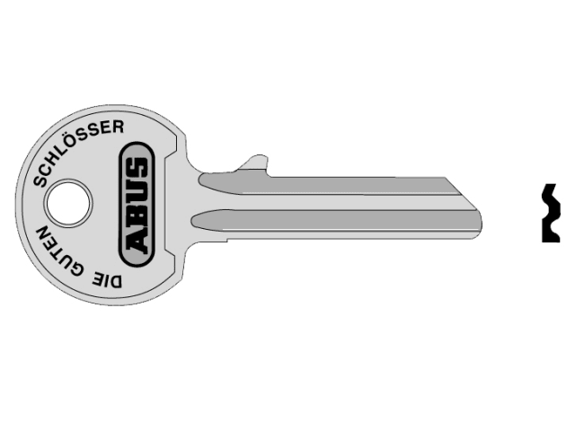 ABUS Mechanical 36/55 55mm Right Hand Key Blank