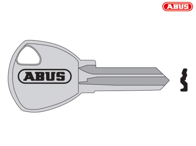 ABUS Mechanical 65/30 30mm New Profile Key Blank