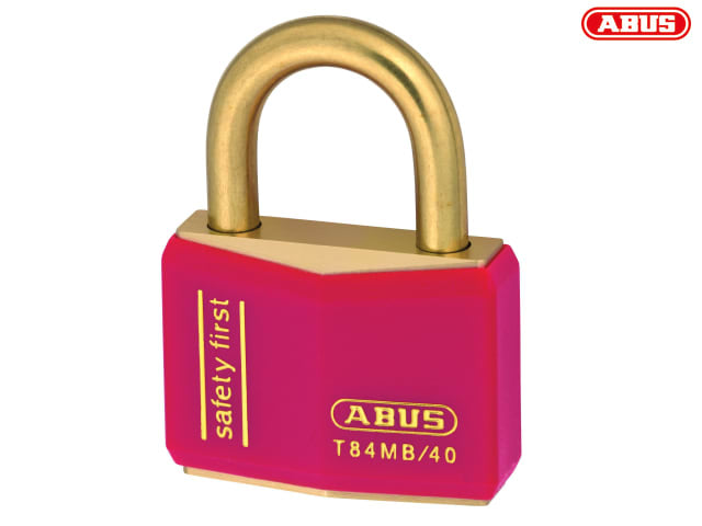 ABUS Mechanical T84MB/40mm Red Rustproof Padlock