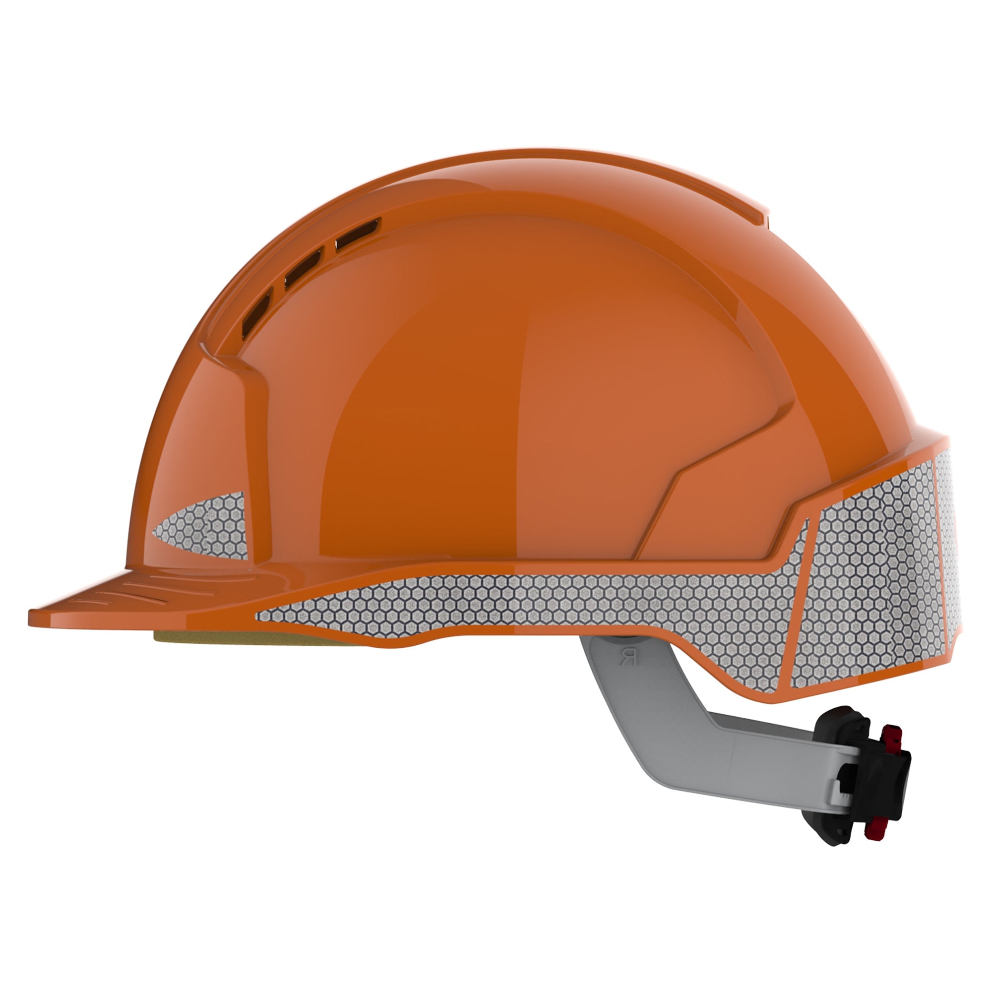 JSP EVOLite Safety Helmet with Reflective CR2 Decals - Wheel Ratchet - Vented