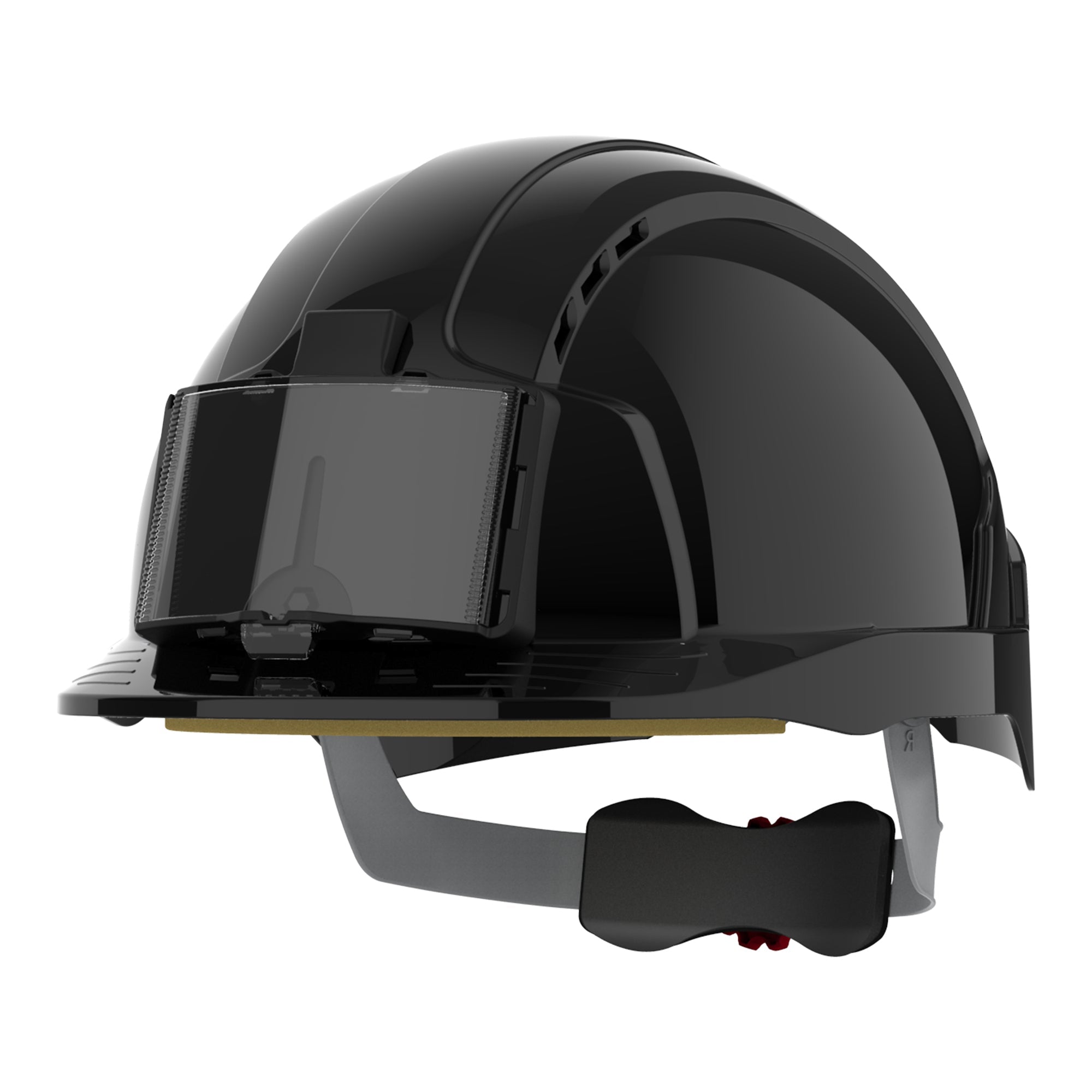 JSP EVOLite Safety Helmet with ID Badge Holder / Lamp Bracket