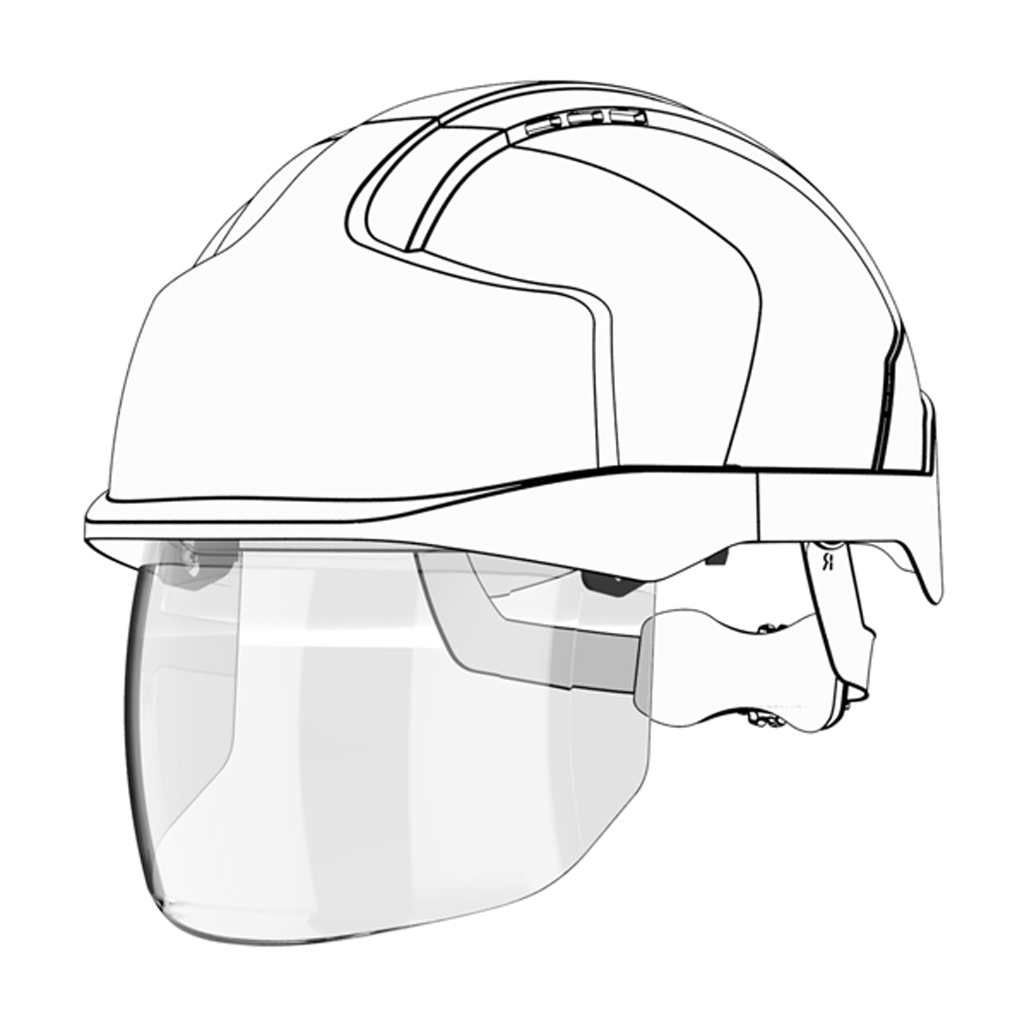 JSP Replacement faceshield for EVO VISTAshield
