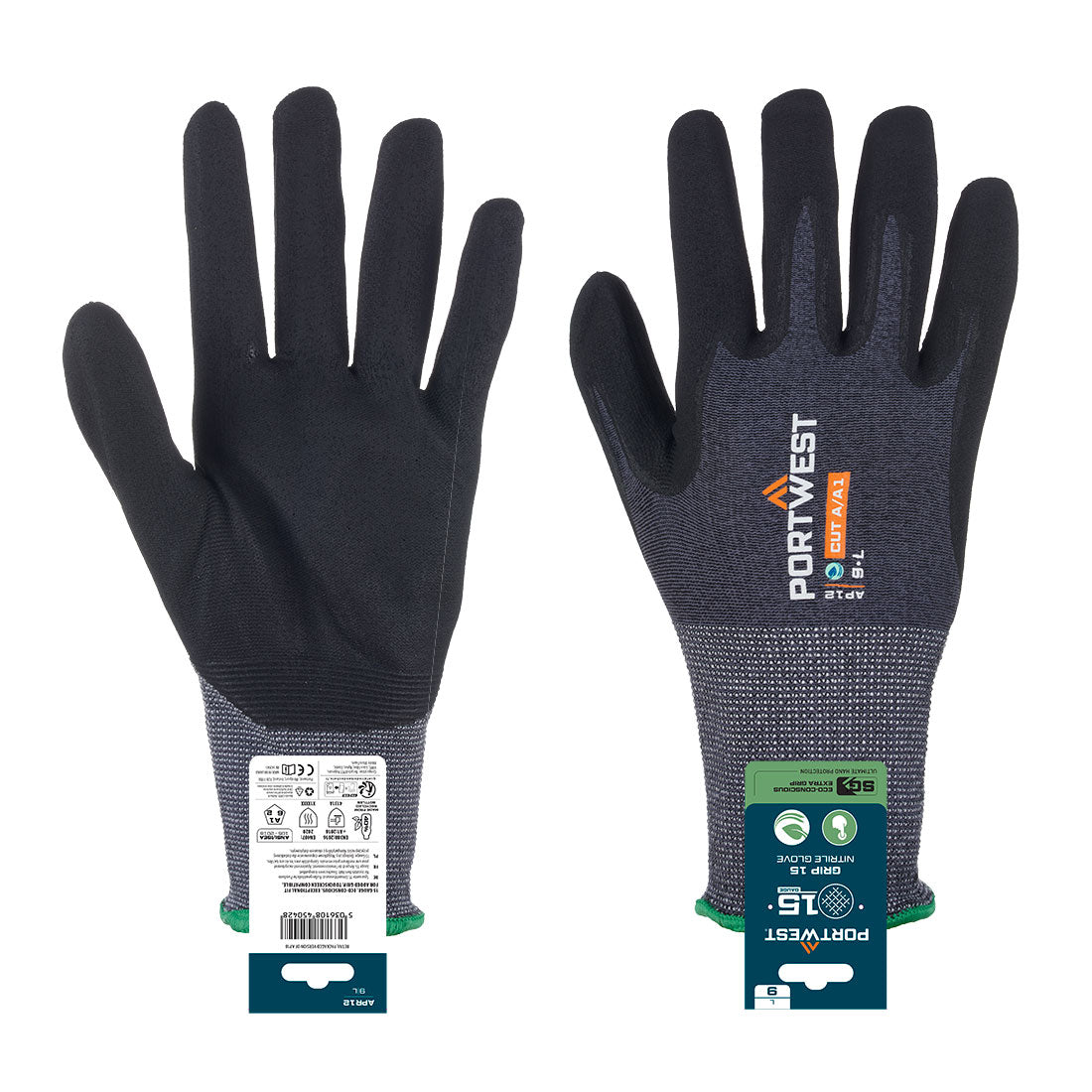 Portwest SG Grip 15 Nitrile Glove (Retail)