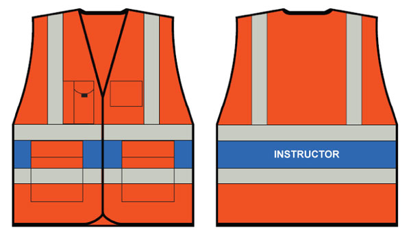 Beeswift Exec Vest C/W Instructor Back Logo