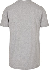 Build Your Brand Basic Basic Round Neck Tee - Heather Grey