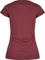 Build Your Brand Basic Women's Basic Tee - Cherry