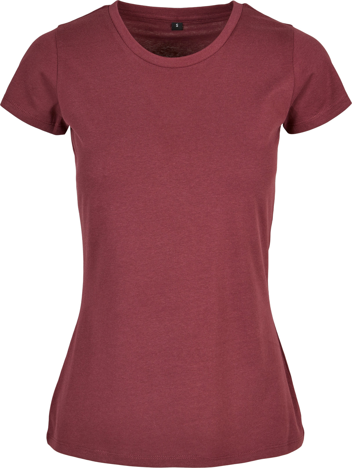 Build Your Brand Basic Women's Basic Tee - Cherry