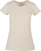 Build Your Brand Basic Women's Basic Tee - Sand