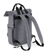 Bagbase Recycled Twin Handle Roll-Top Laptop Backpack