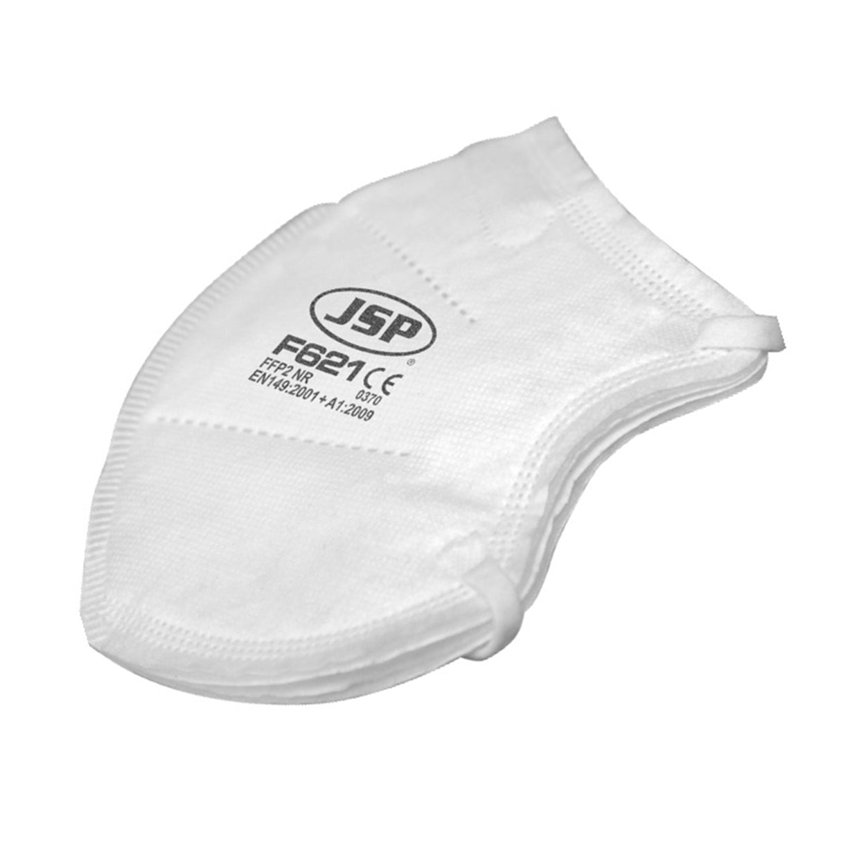 JSP Disposable Vertical Fold Flat Mask FFP2 (F621) - Retail Ready - Pack of 2