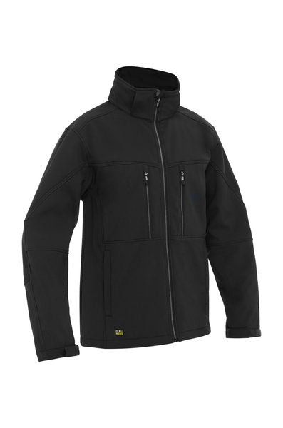 Bisley Jacket Flx & Move™ Ripstop Softshell Jacket 320gsm #colour_black