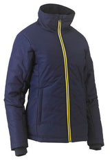 Bisley Women's Puffer Jacket 115gsm #colour_navy