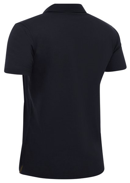 Bisley Polo Short Sleeve Cotton/Polyester #colour_black