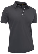 Bisley Polo Short Sleeve Cotton/Polyester #colour_charcoal