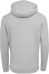 Build Your Brand Heavy Hoodie - Heather Grey