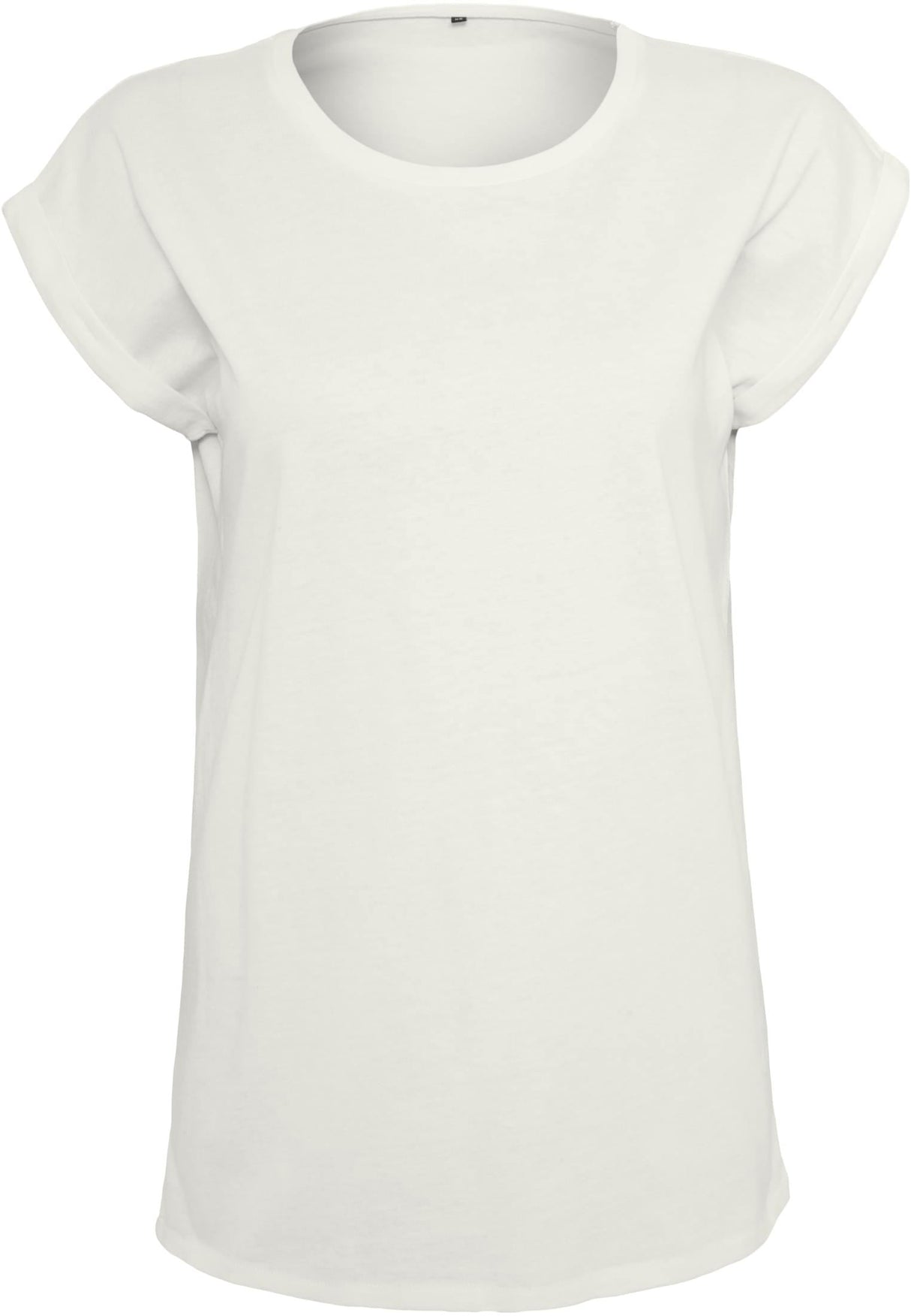 Build Your Brand Women's Extended Shoulder Tee - Ready For Dye