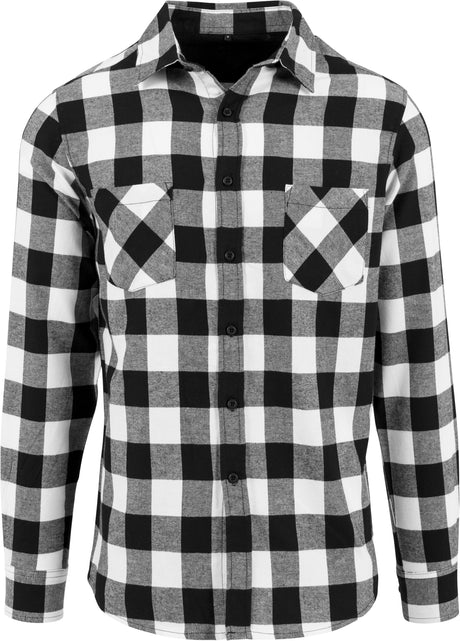 Build Your Brand Checked Flannel Shirt