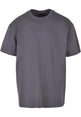 Build Your Brand Heavy Oversized Tee - Dark Grey